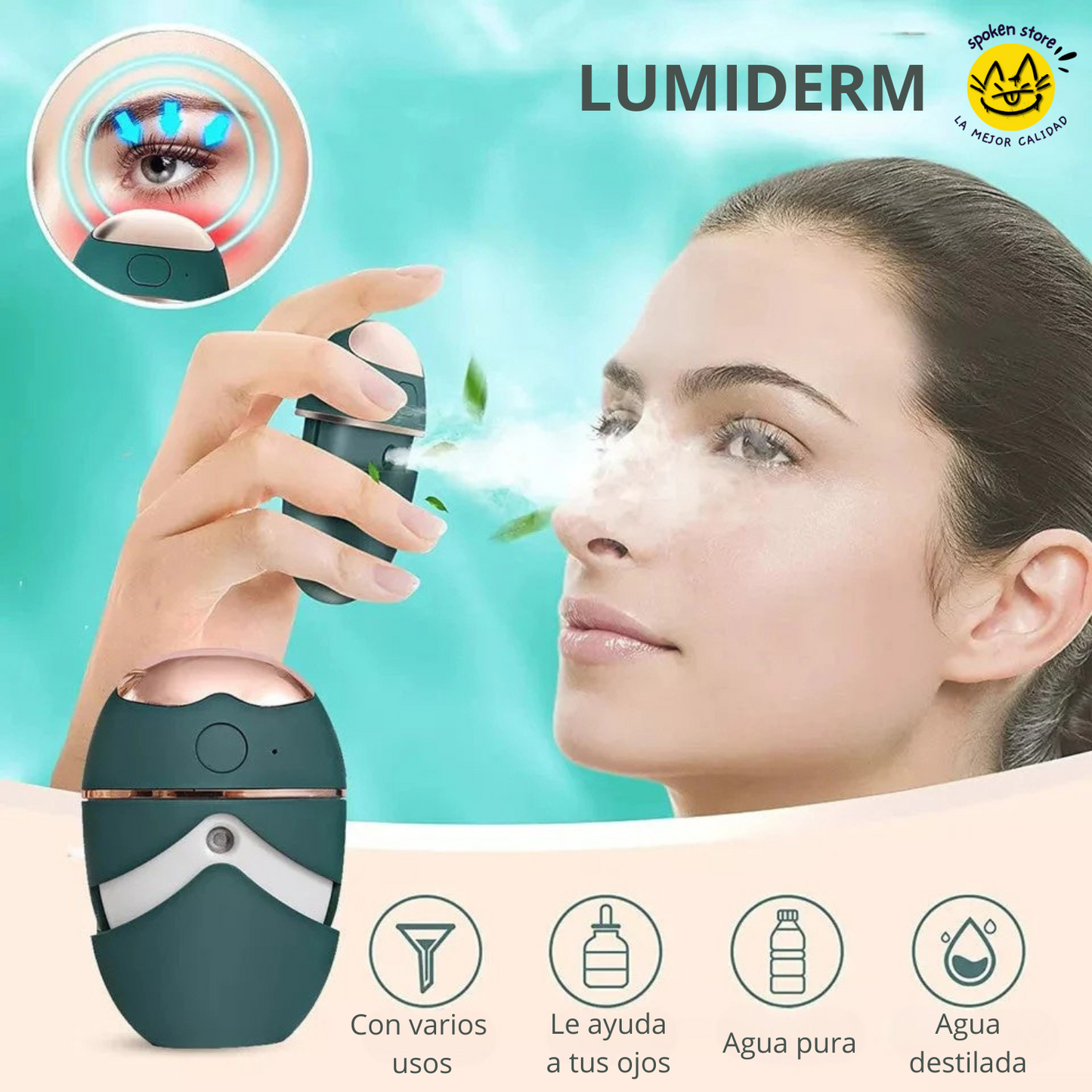 SISTEMA DE HIDRATACIÓN Y MASAJE FACIAL LUMIDERM®