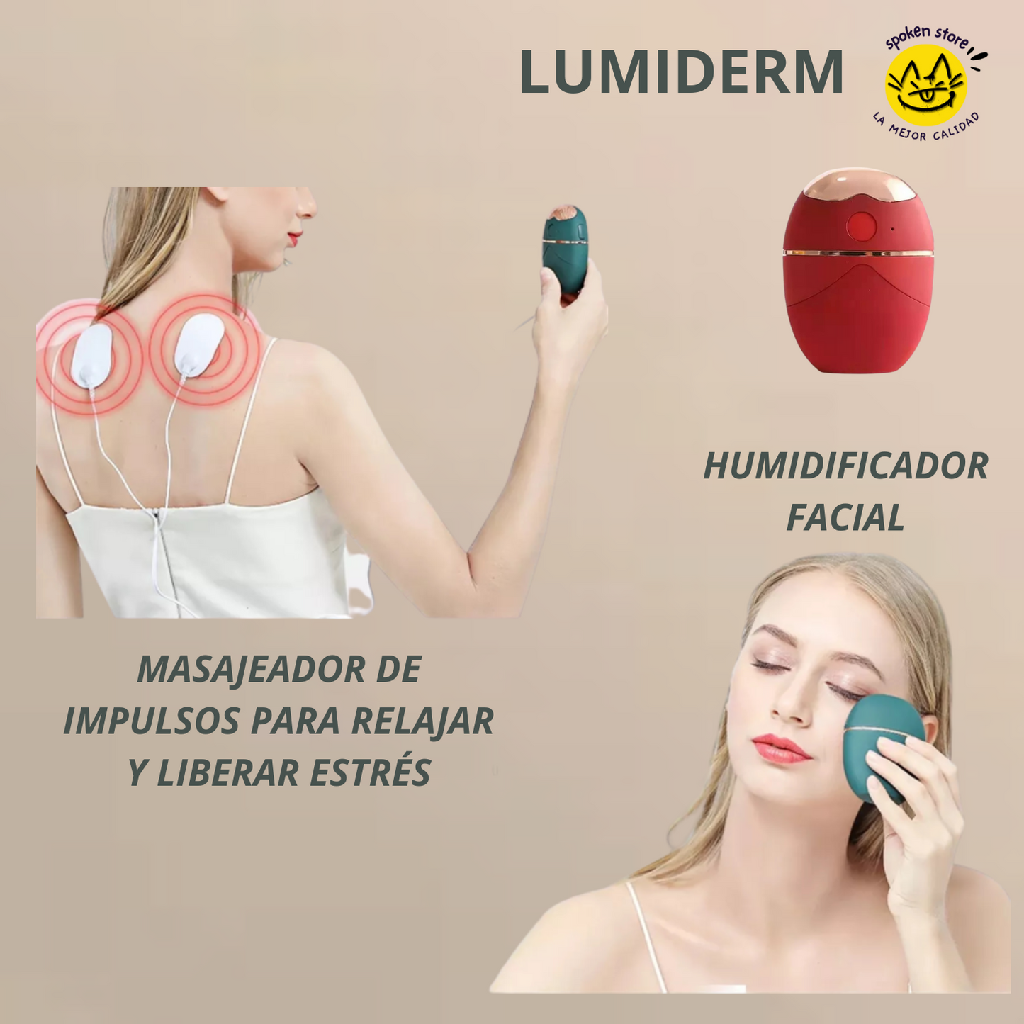 SISTEMA DE HIDRATACIÓN Y MASAJE FACIAL LUMIDERM®